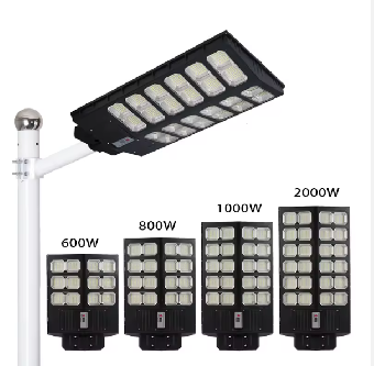 600W 800W 1000W 2000W All In One Integrated Solar Street Light With Remote Motion Sensor LED Solar S