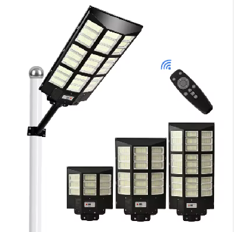 ABS Lamp Body 800W 1000W 2000W Solar Street Lights Outdoor Waterproof LED Lamp All In One Solar Powe